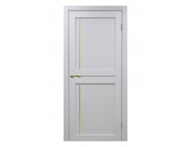 Двери межкомнатные Optima Porte 523.111 АПП мат зол белый монохром