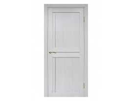 Двери межкомнатные Optima Porte 523.111 АПП мат зол ясень серебристый