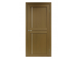 Двери межкомнатные Optima Porte 523.111 АПП мат хром орех классик