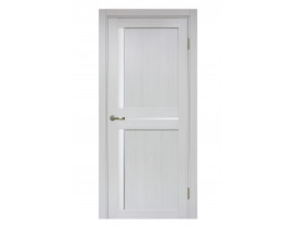 Двери межкомнатные Optima Porte 523.221 АПС мат хром ясень серебристый