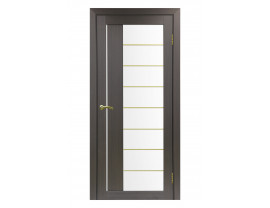 Двери межкомнатные Optima Porte 524 АСС мат золото венге