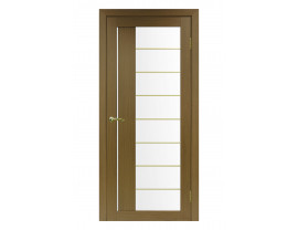 Двери межкомнатные Optima Porte 524 АСС мат золото орех классик